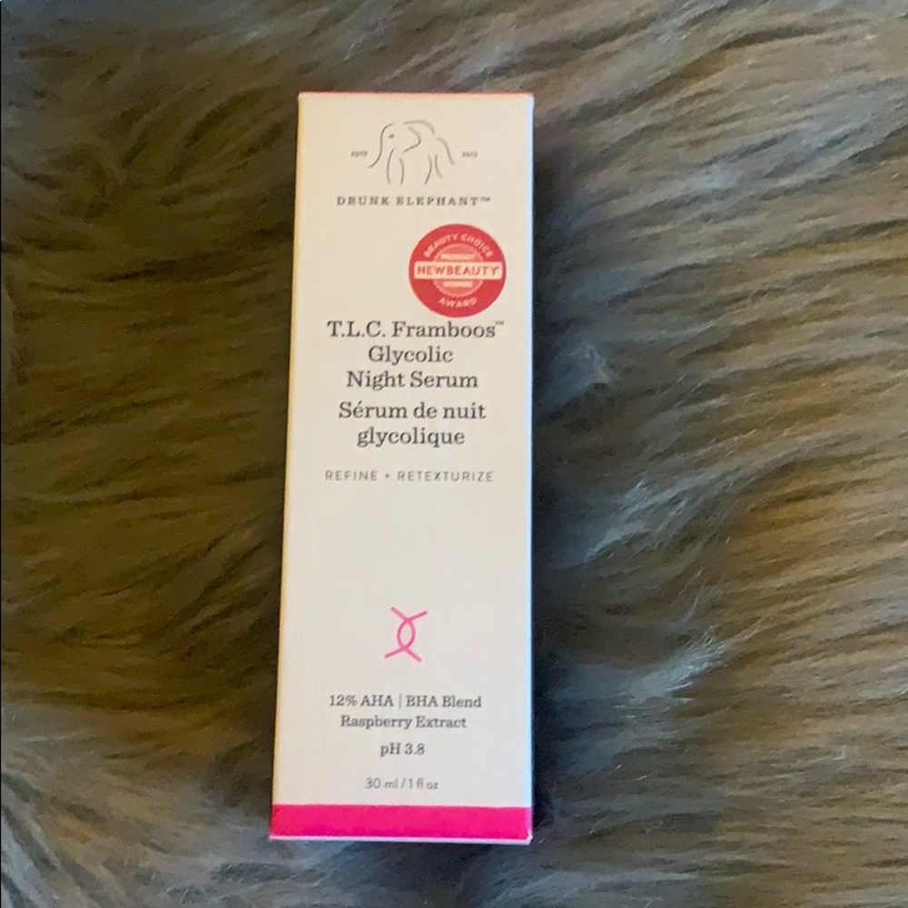 🌟Drunk Elephant TLC Framboos Glycolic Night Serum